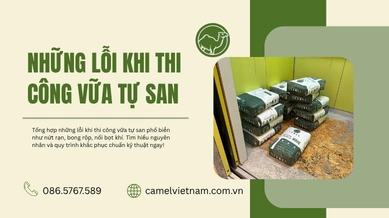 Những Lỗi Khi Thi Công Vữa Tự San