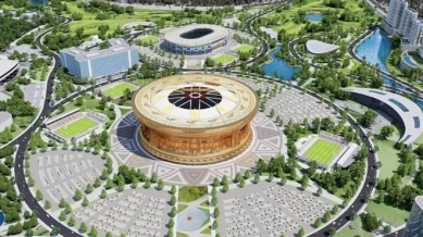 Sân vận động Trống Đồng - Khu đô thị thể thao Olympic ở phía Nam Hà Nội