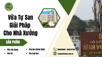 Vữa Tự San – Giải Pháp Cho Nhà Xưởng