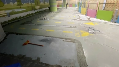 Vữa Tự San Có Phù Hợp Sàn Thương Mại Không?