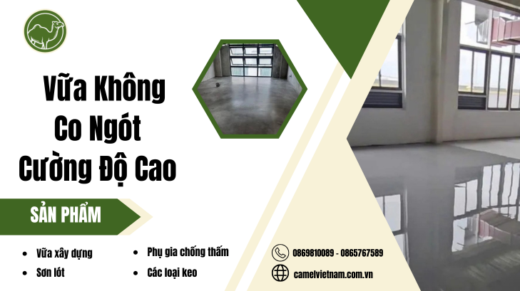 Vữa Không Co Ngót Cường Độ Cao: Giải Pháp Vượt Trội Cho Mọi Công Trình