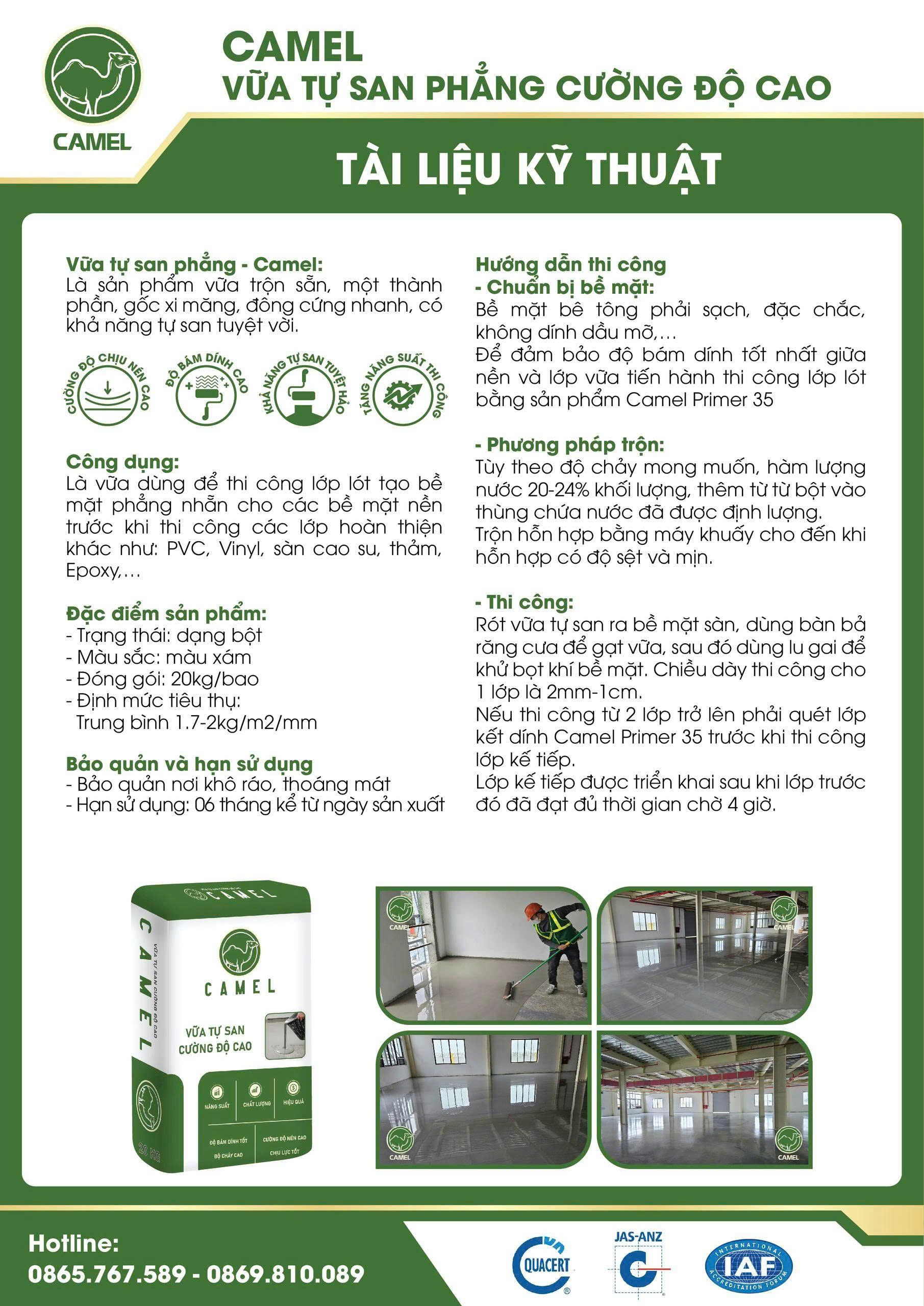 Quy Trình Thi Công Vữa Tự San Phẳng Chuẩn